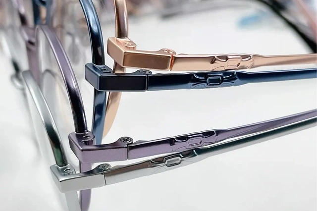 titanium glasses frames stock for sale
